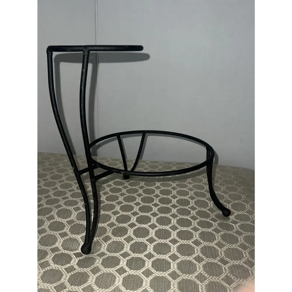 Vintage Wrought Iron Chip and Dip Stand - Picture 5 of 6